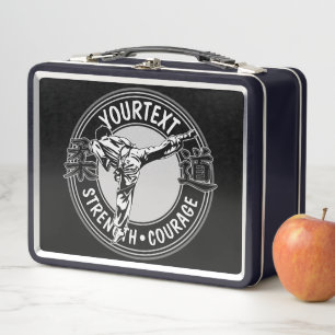 Personalized Martial Arts JUDO Japan Combat Sport Metal Lunch Box