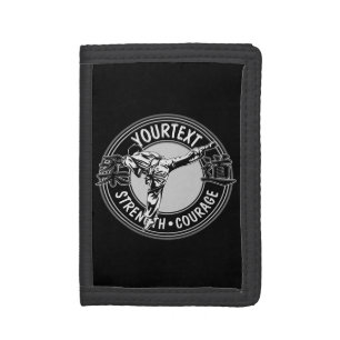Personalized Martial Arts JUDO Japan Combat Sport Tri-fold Wallet