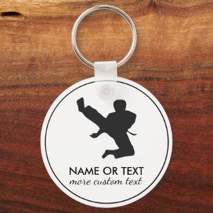 Personalized Martial Arts Karate Custom Name Keychain