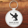 Personalized Martial Arts Karate Custom Name Keychain