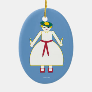 Personalized Martzkin St. Lucia Day Ornament