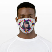Personalized Mask - Upload YOUR photo and frame (Worn)