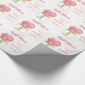 Personalized Mason Jar Bridal Shower Gift Wrap (Corner)