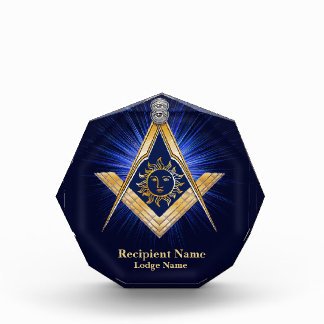 Personalized Masonic Lodge Award Keepsake