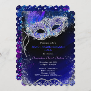 Personalized  Masquerade Sneaker Ball Template