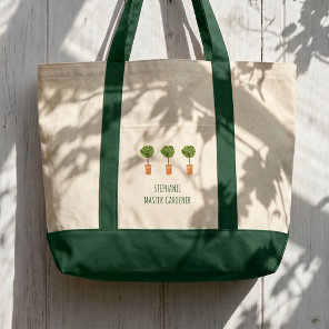 Personalized Master Gardener Tote Bag