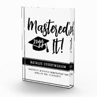 Personalized Masters Degree Graduation Mastered It