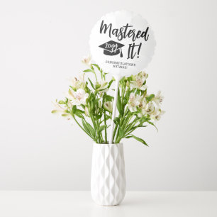 Personalized Masters Degree Graduation Mastered It Balloon