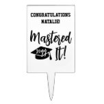 Personalized Masters Degree Graduation Mastered It Cake Topper