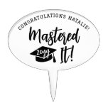 Personalized Masters Degree Graduation Mastered It Cake Topper