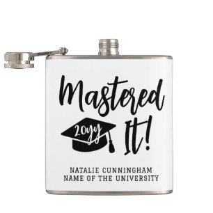 Personalized Masters Degree Graduation Mastered It Flask