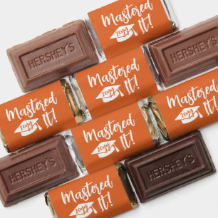 Personalized Masters Degree Graduation Mastered It Hershey's Miniatures