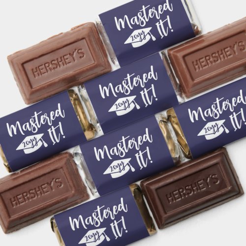 Personalized Masters Degree Graduation Mastered It Hershey's Miniatures