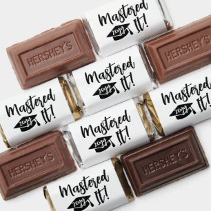 Personalized Masters Degree Graduation Mastered It Hershey's Miniatures