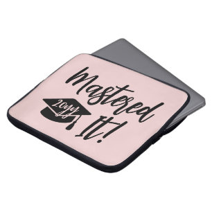 Personalized Masters Degree Graduation Mastered It Laptop Sleeve