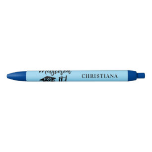 Personalized Masters Degree Graduation Mastered It Pen