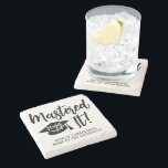 Personalized Masters Degree Graduation Mastered It Stone Coaster<br><div class="desc">Personalized Masters Degree Graduation Mastered It Graduation Gift!</div>