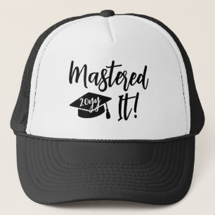 Personalized Masters Degree Graduation Mastered It Trucker Hat
