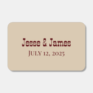 Personalized Matchboxes