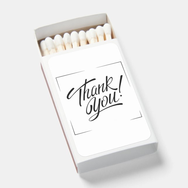 Personalized Matchboxes for Your Thanksgiving  (Front Open)