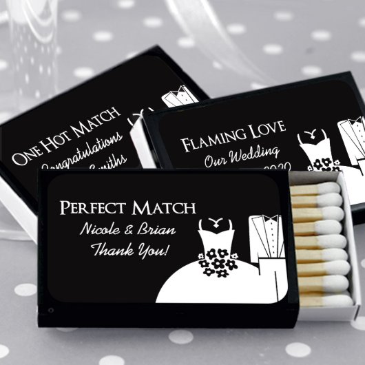 Personalized Matchboxes - Silhouette Collection (Front)