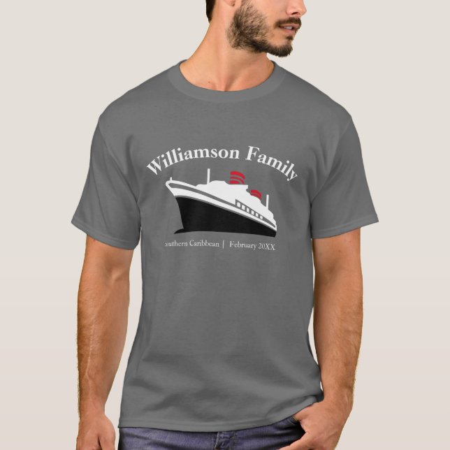 Personalized Matching Family Cruise T-Shirt (Front)