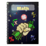 Personalized Math Notebook at Zazzle