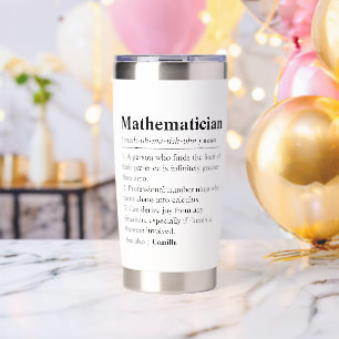 Personalized Mathematician Definition, Math teache Insulated Tumbler