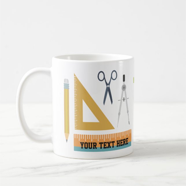 Personalized Maths Teacher Gift Mug (Left)