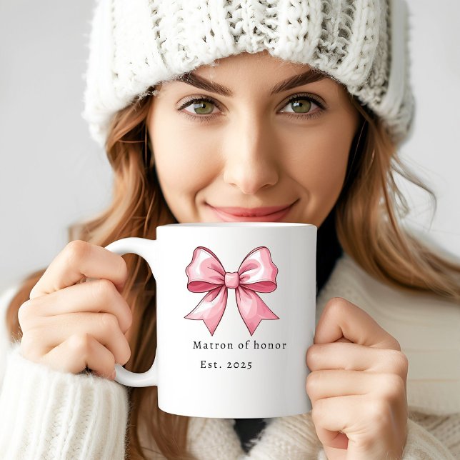 Personalized Matron of Honor Gift Wedding Coffee Mug (Creator Uploaded)