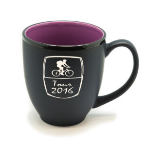 Personalized Matte Black/Color Hilo Mug #5
