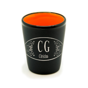Personalized Matte Black Hilo Shot Glass #7