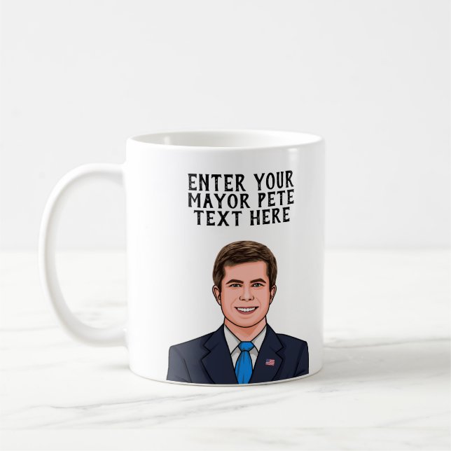 PERSONALIZED MAYOR PB COFFEE MUG (Left)