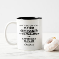 Personalized Mayor Thank You Mug Civic Leader Gift