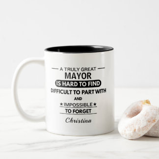 Personalized Mayor Thank You Mug Civic Leader Gift