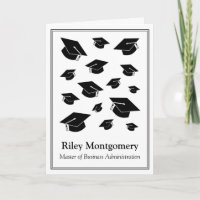 Personalized MBA Graduation Card