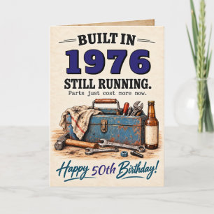 Personalized Mechanic Birthday Card
