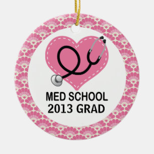 Personalized Med School Graduate Ornament