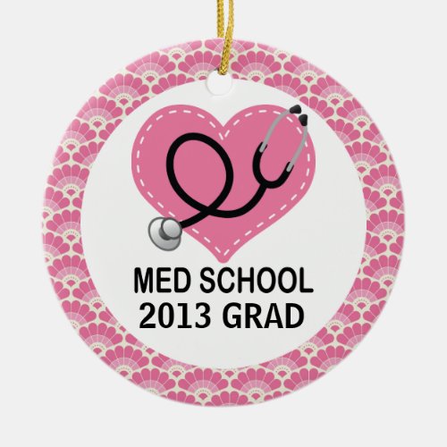 Personalized Med School Graduate Ornament