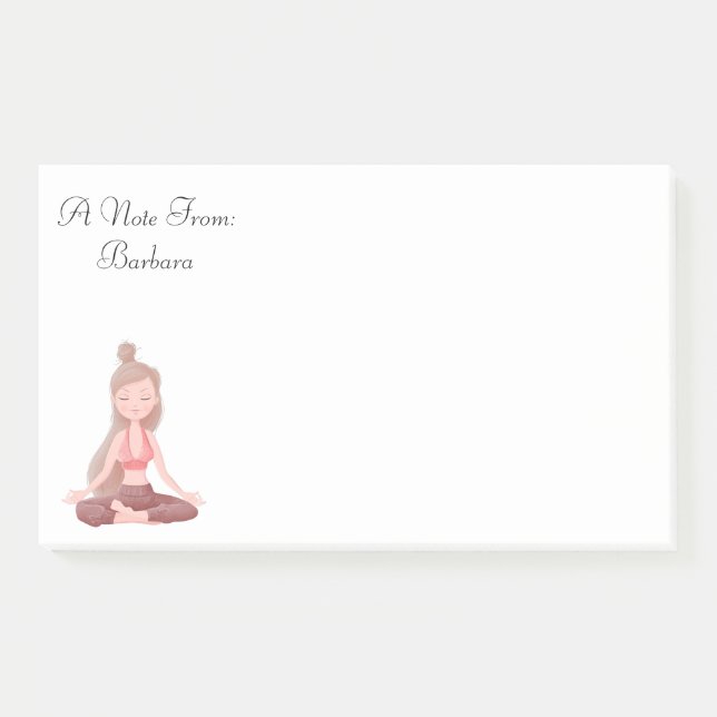 Personalized Mediate Note Pad (Front)