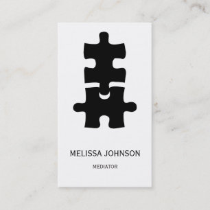 Personalized Mediator Business Cart Card