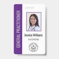 Personalized Medical Employee Logo & Photo ID