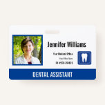 Personalized Medical Employee Logo Photo ID Badge