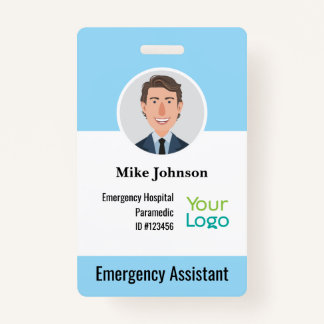 Personalized Medical Employee Photo ID Badge