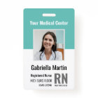 Personalized Medical Employee Photo ID