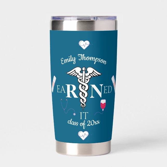  Personalized Medical Graduate Tumbler (Front)