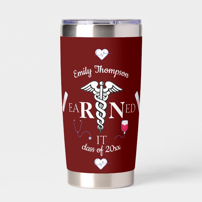  Personalized Medical Graduate Tumbler (Front)