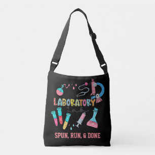 Personalized Medical Laboratory Tech Gift  Crossbody Bag