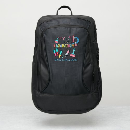 Personalized Medical Laboratory Tech Gift Port Authority Backpack