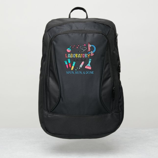 Personalized Medical Laboratory Tech Gift Port Authority® Backpack (Front)